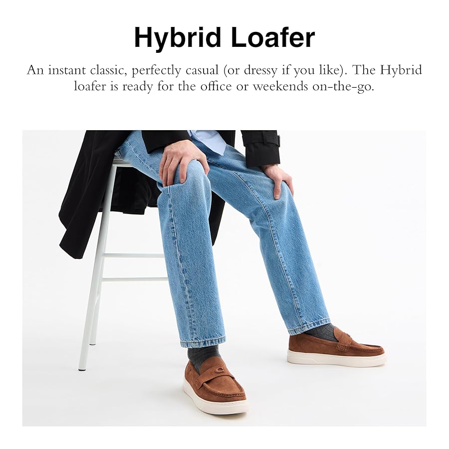 Amazon.com | Coach Men's Hybrid Loafer Sneaker, Charcoal